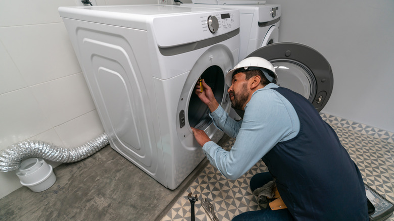 Brookline washer- dryer installation